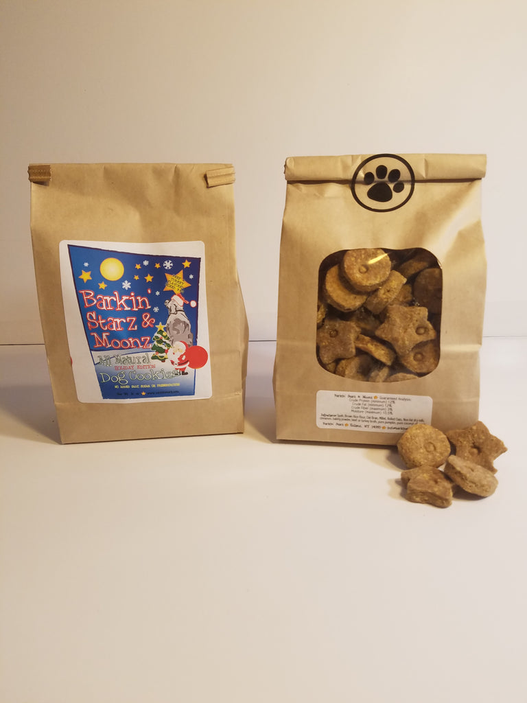 Holiday Edition- *Santa* Barkin'Starz And Moonz 16 oz. Bag Beef And Turkey Flavored
